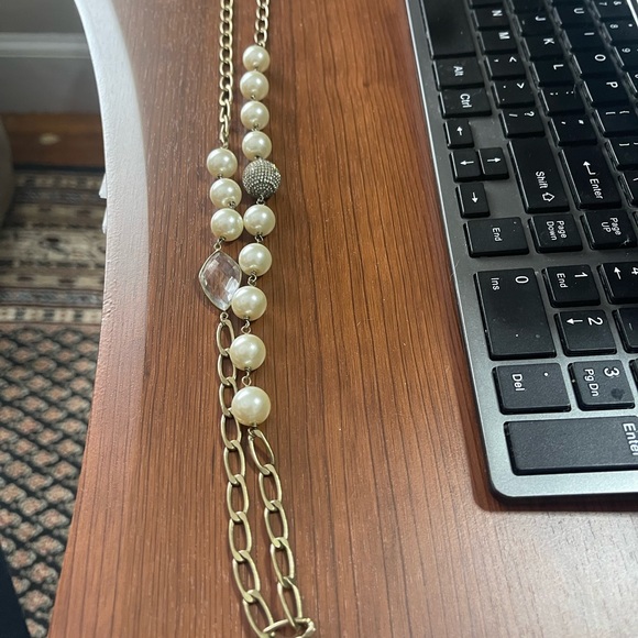 Silpada Glitz and Pearls 32” Necklace - Picture 2 of 3
